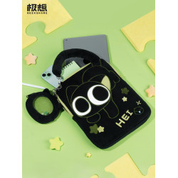 極想羅小黑聯名款ipad保護包防摔毛絨收納包11寸14寸平板包手提包