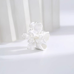 【NEKONEKO】白鳶尾戒指小衆設計清冷風