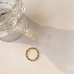 自由搭配好出效果~仿真金不掉色簡約款戒指大氣組合顯貴感漫畫甜