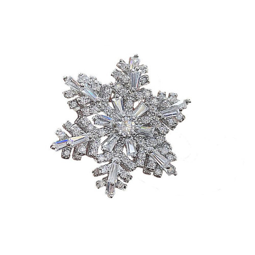 雪花戒指可旋轉輕奢水晶高級感誇張小衆時尚個性食指戒女