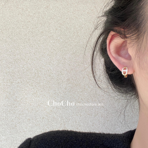 chocho/超精緻豬鼻子小耳釦小衆設計高級感氣質耳飾簡約輕奢耳環