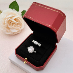 仿真婚戒情侶對戒結婚假鑽戒一對求婚訂婚婚戒婚禮假鑽石道具戒指