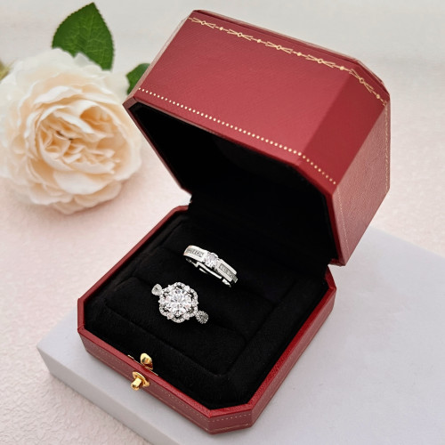 仿真婚戒情侶對戒結婚假鑽戒一對求婚訂婚婚戒婚禮假鑽石道具戒指