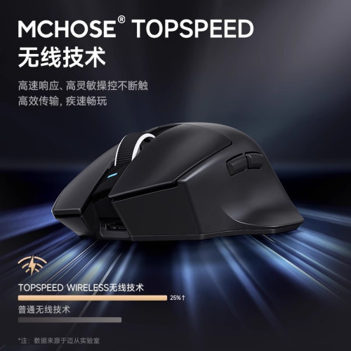 MCHOSE邁從G7 無線三模滑鼠電競遊戯電腦藍牙辦公輕量化滑鼠右手