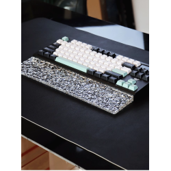 亞克力磨紗手托機械遊戯鍵盤手托防汗掌托手腕托墊61/68/87/98鍵