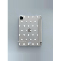 韓系ins風簡約高級感氣質波點小清新保護殼10代11代2025新款ipad保護套air6/5/4平板套防摔軟殼帶筆槽支架