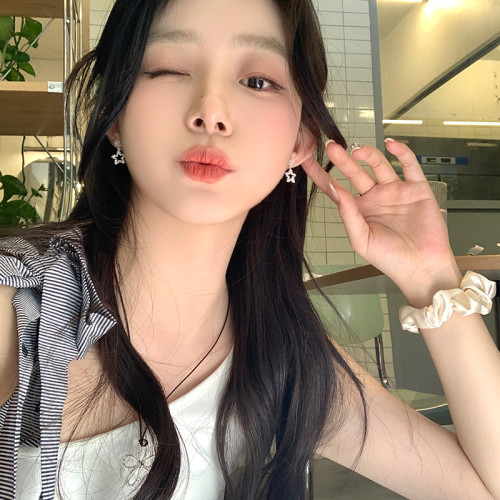 韓系爆閃鋯石簡約精緻星星耳釘女輕奢高級感耳環氣質大氣耳飾耳夾 韓系爆閃鋯石簡約精緻星星耳釘女輕奢高級感耳環氣質大氣耳飾耳夾