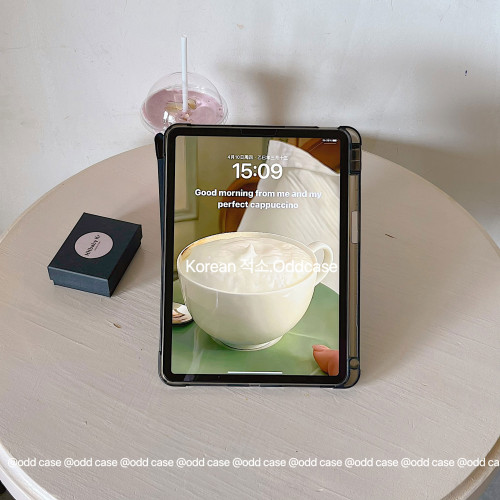 odd「黑色邊框半透」ipad air11/2025平板新款連體Y+3折保護套10代10.9寸/4567橫屏竪屏10.2寸pro13全包殼 odd「黑色邊框半透」ipad air11/2025平板新款連體Y+3折保護套10代10.9寸/4567橫屏竪屏10.2寸pro13全包殼