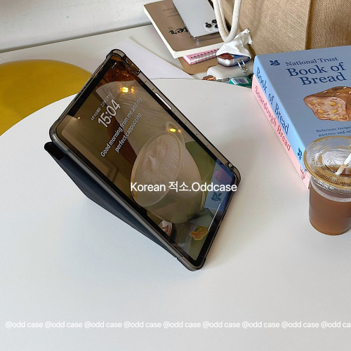 odd「黑色邊框半透」ipad air11/2025平板新款連體Y+3折保護套10代10.9寸/4567橫屏竪屏10.2寸pro13全包殼 odd「黑色邊框半透」ipad air11/2025平板新款連體Y+3折保護套10代10.9寸/4567橫屏竪屏10.2寸pro13全包殼