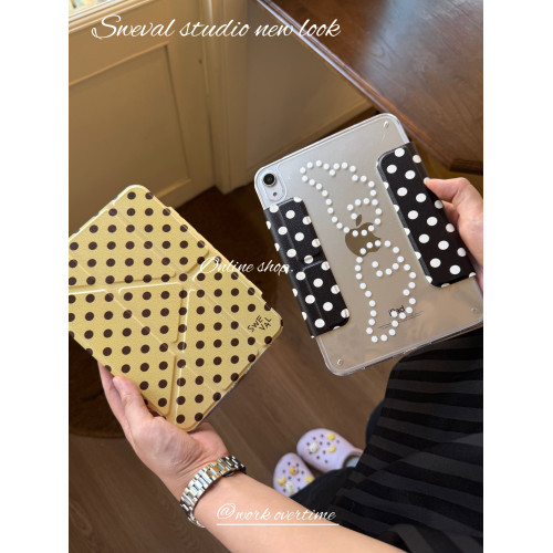 甜味山穀波點高級韓系ins風簡約荔枝紋平板保護殼防彎亞克力背板適用於ipad蘋果pro2022air456mini67星光色 甜味山穀波點高級韓系ins風簡約荔枝紋平板保護殼防彎亞克力背板適用於ipad蘋果pro2022air456mini67星光色