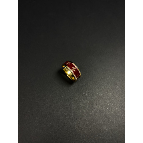 Vintage古著 【Faijrll】戒指.紅