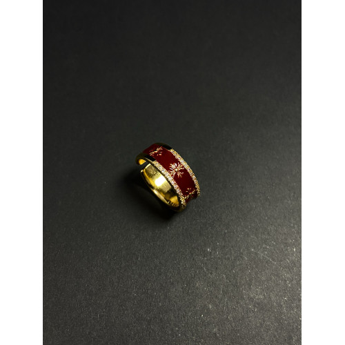 Vintage古著 【Faijrll】戒指.紅