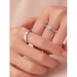 婚戒情侶對戒仿真結婚假鑽戒一對男女婚禮儀式求婚婚紗照鑽石戒指