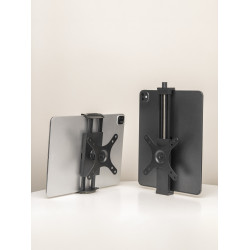 vesa平板夾子顯示器支架改裝iPad可攜式顯示器支架17mm球頭金屬通用