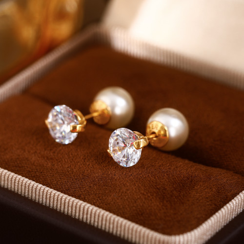 珍珠耳釘女輕奢高級感氣質大氣耳環2026新爆款今年流行巨好看耳飾