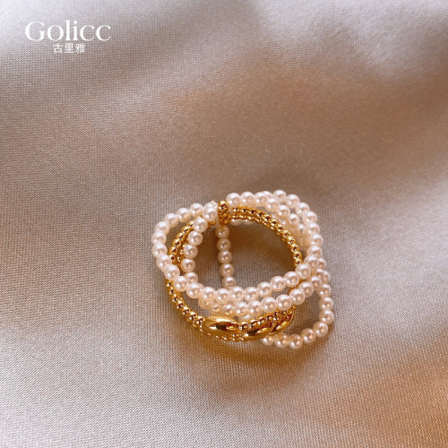 多層珍珠戒指女小衆設計2026新款爆款輕奢高級感巨好看的指環冷門