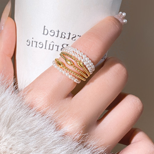 多層珍珠戒指女小衆設計2026新款爆款輕奢高級感巨好看的指環冷門