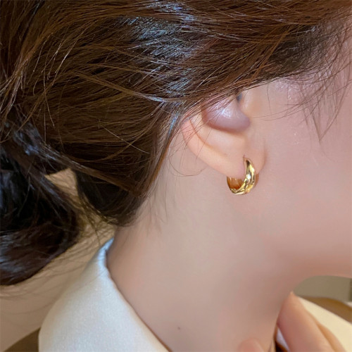 古裡雅金色氣質耳環女2026新款爆款高級感小衆輕奢耳釘耳圈耳飾品