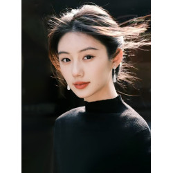 新中式水滴蚊香盤耳夾女士無耳洞新款輕奢高級感耳環國風旗袍耳飾