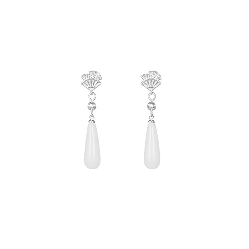 新中式水滴蚊香盤耳夾女士無耳洞新款輕奢高級感耳環國風旗袍耳飾