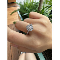 燦落星辰假鑽戒一對結婚情侶對戒仿真婚戒訂婚求婚禮儀式戒指道具