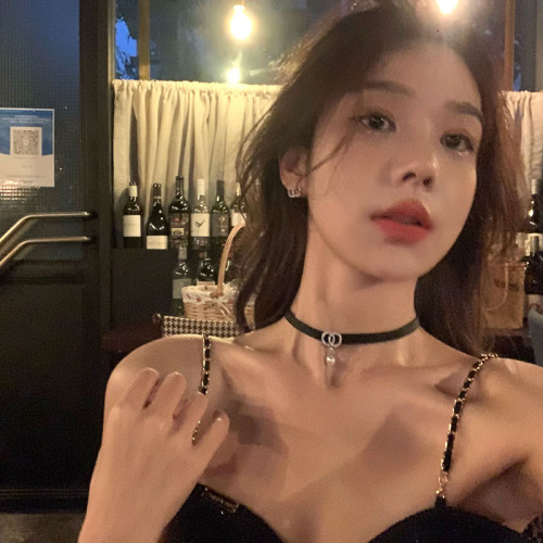 鋯石字母CD耳環女小衆設計感高級輕奢氣質網紅耳釘耳飾無耳洞耳夾