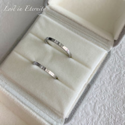 【Eternity】洗手免摘不掉色 尾戒簡約銀色單鑽鈦鋼情侶對戒指環