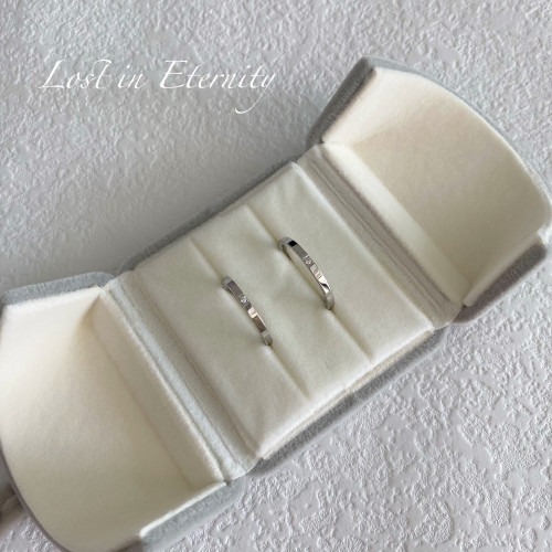 【Eternity】洗手免摘不掉色 尾戒簡約銀色單鑽鈦鋼情侶對戒指環 【Eternity】洗手免摘不掉色 尾戒簡約銀色單鑽鈦鋼情侶對戒指環