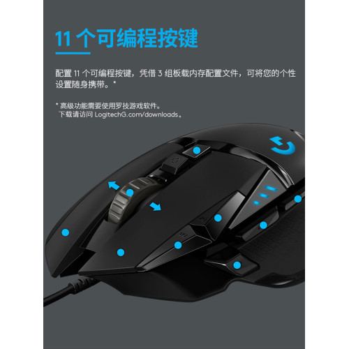 羅技g502 hero主宰者遊戯滑鼠有線RGB背光電競專用csgo吃雞宏拆包 羅技g502 hero主宰者遊戯滑鼠有線RGB背光電競專用csgo吃雞宏拆包