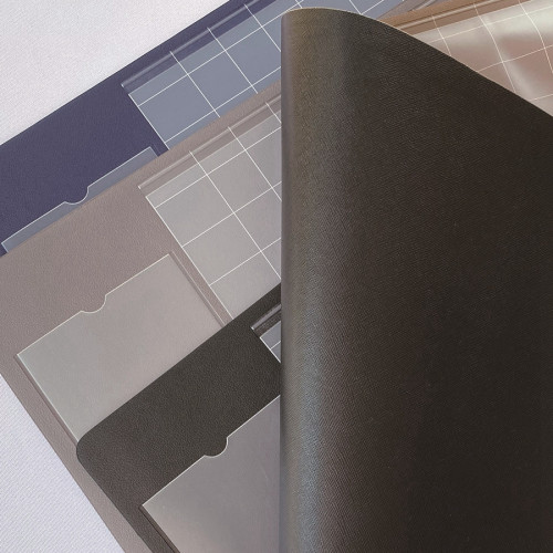 簡約辦公桌墊ins風多功能防水耐髒 學生計劃墊超大皮質電腦滑鼠墊