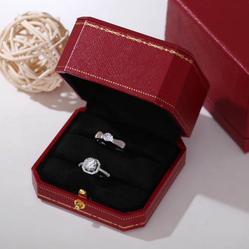 仿真假鑽戒一對情侶結婚對戒活口可調節戒指求婚紗照禮儀式用道具