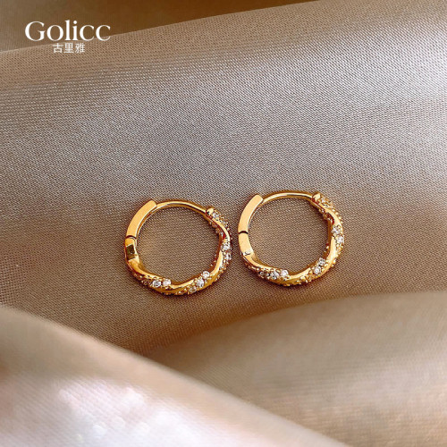 珍珠耳環圈圈2026新款爆款高級感耳飾女馬年輕奢金色素圈耳釦耳圈