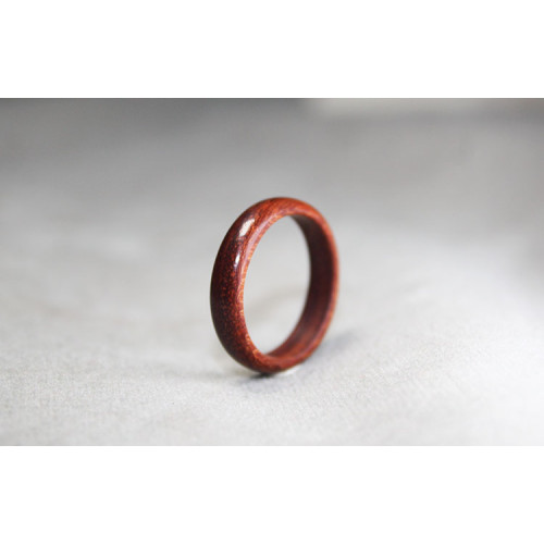 藏墨印度小葉紫檀綠檀木戒指文玩手串跑環男女小衆風尾戒刻字