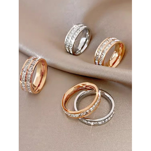 2026春夏新款輕奢時尚鑲鑽戒子男女鑽戒情侶不掉色鑽石戒指 2026春夏新款輕奢時尚鑲鑽戒子男女鑽戒情侶不掉色鑽石戒指