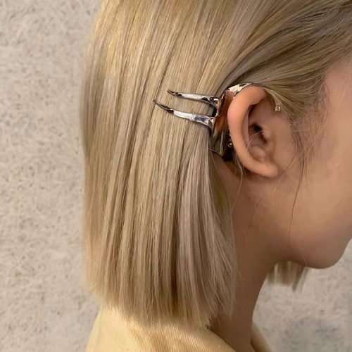 精靈耳掛耳骨夾短髮撩髮神器高級感耳朵髮夾無耳洞耳夾一體耳飾女 精靈耳掛耳骨夾短髮撩髮神器高級感耳朵髮夾無耳洞耳夾一體耳飾女