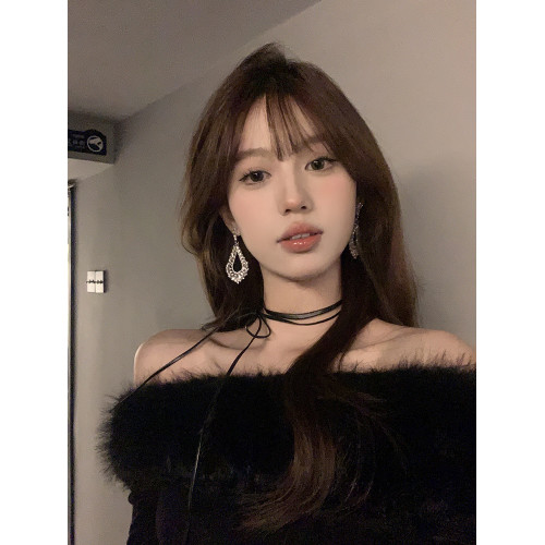 【蜜桃茶】千金party~閃鋯金色鏤空耳環女高級感輕奢貴氣誇張耳飾 【蜜桃茶】千金party~閃鋯金色鏤空耳環女高級感輕奢貴氣誇張耳飾