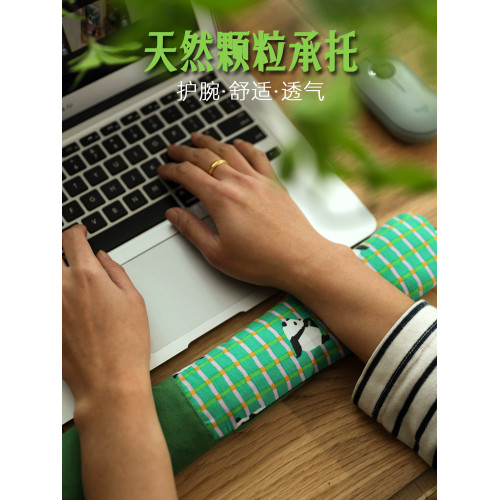 可拆卸鍵盤手托護腕墊電腦滑鼠辦公女生可愛滑鼠墊護腕耐髒