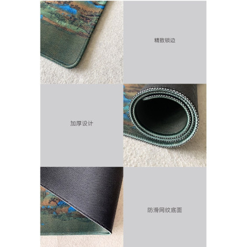 國風毛氈書畫墊加厚鎖邊防水防滑可代毛氈墊桌墊滑鼠墊圖案齊全