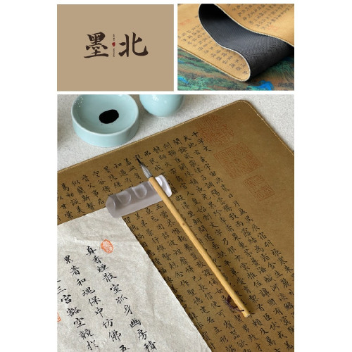 國風毛氈書畫墊加厚鎖邊防水防滑可代毛氈墊桌墊滑鼠墊圖案齊全