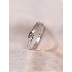 仿真鑽戒星織款扭臂微鑲男女活口一對戒結婚用的戒指婚禮儀式道具