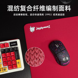 雷釜麟職業電競遊戯fps專用超大滑鼠墊CSGO2類零瓦粗面順滑速度墊