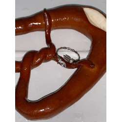 LLab s925銀 原創食物系列叉子勺子開口可調節戒指