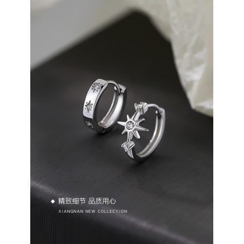 【巷南】925銀六芒星耳環小衆設計女耳釘2026新款爆款耳飾高級感