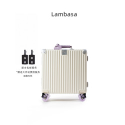 2026新款行李箱18寸可登機小型登機箱免托運鋁框旅行箱密碼箱男女