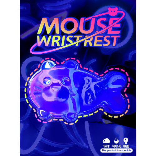 滑鼠墊護腕手托防腱鞘炎人體工學女生高顔值辦公室桌面矽膠男生