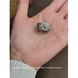 周也黃霄雲同款蝴蝶星芒愛心珍珠滴油寬版戒指開口食指戒配飾禮物