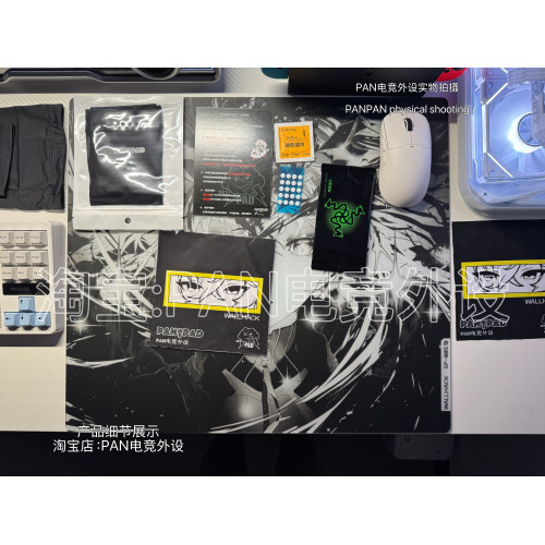 WALLHACKSP-005 覺醒sora 同款電競鋼化玻璃滑鼠墊(復刻版)