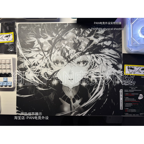 WALLHACKSP-005 覺醒sora 同款電競鋼化玻璃滑鼠墊(復刻版)