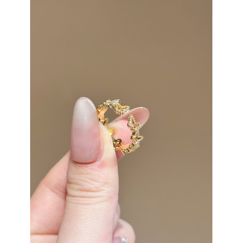LYNNROMAN紅色滴釉蝴蝶戒指鏤空開口可調節食指戒女輕奢小衆指環 LYNNROMAN紅色滴釉蝴蝶戒指鏤空開口可調節食指戒女輕奢小衆指環