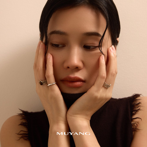 【新品】慕陽MUYANG沉吟戒指高級感小衆食指戒時尚大氣秋冬指環女